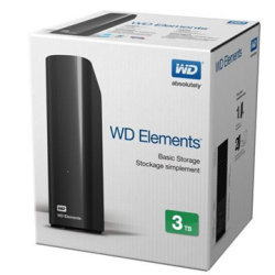 WD Ekstern Harddisk 3TB, 3,5", USB 3.0
