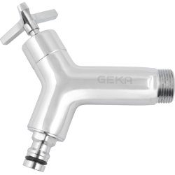 Garantia hane t/regnvandsbeholder, 3/4", Y, krom