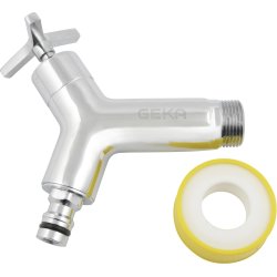 Garantia hane t/regnvandsbeholder, 3/4", Y, krom