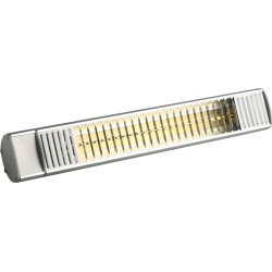 Burda Term2000 terrassvärmare, L:61,5 cm, Silver
