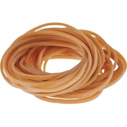 Elastikker | Brun | 60x1,7 mm | 500 g