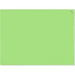 Glassboard magnetisk glastavle 60x80 cm, grøn