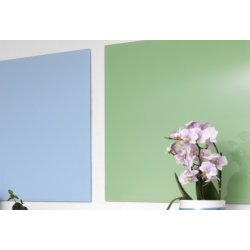 Glassboard magnetisk glastavle 45x45 cm, lyseblå