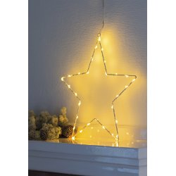 Sirius Liva Stjerne, 40 LED, Ø30 cm, hvid