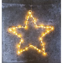Liva Stjerne, 80 LED, Hvid, Ø 70 cm