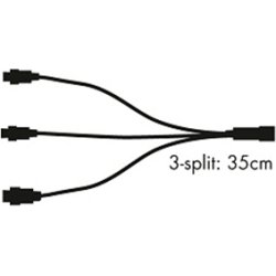 Sirius Tech-Line 3-Vejs Split, 35 cm