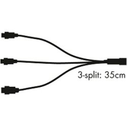 Tech-Line 3-Vejs Split, 35 cm