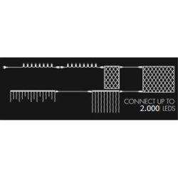 Top-Line Lyskæde Startsæt, 200 LED
