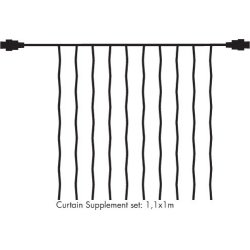 Top-Line Lysgardin Supplementsæt, 100 LED, 1,1x1 m