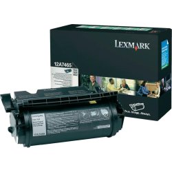 Lasertoner Lexmark 12A7465 Svart 32 000 sidor