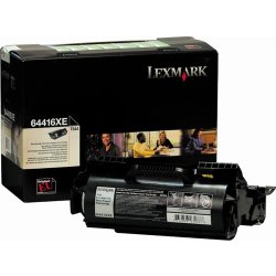 Lasertoner Lexmark 64416XE Svart 32 000 sidor