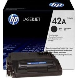 HP nr.42A/Q5942A lasertoner, sort, 10000s