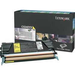 Lasertoner Lexmark 00C5340YX Gul 7000 sidor