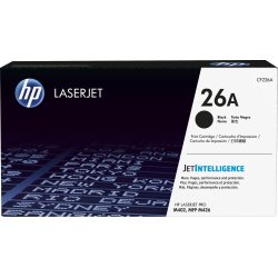HP no 26A CF226A lasertoner, sort, 3100s.