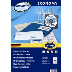 Europe E100 Etiket | 38x21,2 mm | 6500 stk.