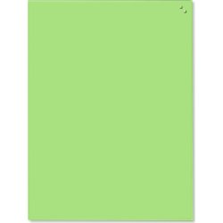 Glassboard magnetisk glastavle 60x80 cm, grøn