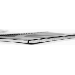 Bantex CPH Spiralblok linjeret A5, PP, sort