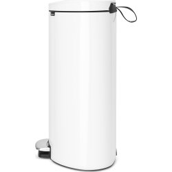 Brabantia Flatback Pedalspand 40 liter, hvid