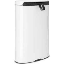 Brabantia Flatback Pedalspand 40 liter, hvid