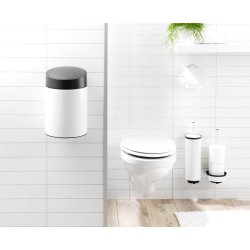 Brabantia Toiletrulle dispenser t/væg, pure white