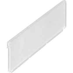 Elfa avdelare 40, längd 427 mm, transparent