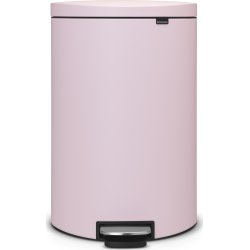 Brabantia Flatback Pedalspand 40 liter, pink