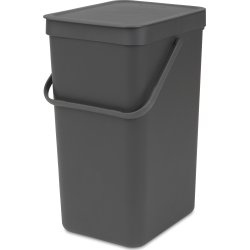 Brabantia Sort&Go avfallshink | 16 liter | Grå