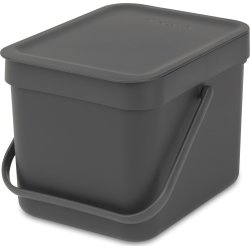 Brabantia Sort&Go avfallshink | 6 liter | Grå