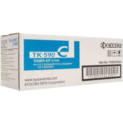 Lasertoner Kyocera TK-590C Blå 5000 sidor