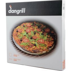 Dan Grill pizzasten, m/alu bageplade, Ø38 cm