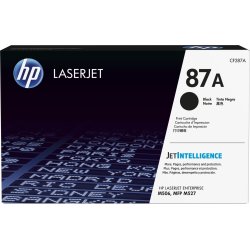 HP no 87A   CF287A lasertoner, sort, 9000s.