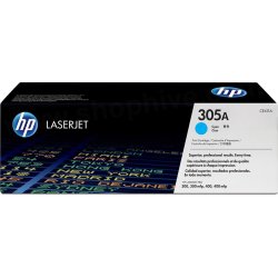 HP nr 305A/CE411A lasertoner, blå, 2600 s