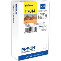 Bläckpatron Epson Nr T7014/C13T70144010 Gul 3400