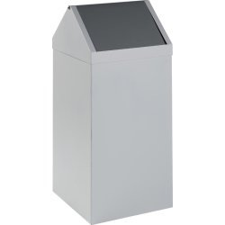 Avfallsbehållare Square Two 50 l, 280x300x780 mm