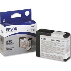 Epson C13T580700 bläckpatron, ljus svart, 80 ml