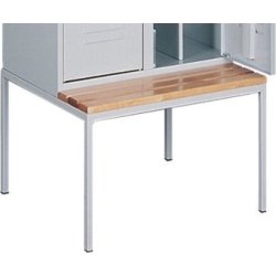 Proff 1-sidet bænk til 1 søjle, Træsæde