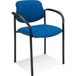 Konferensstol med armstöd, blå