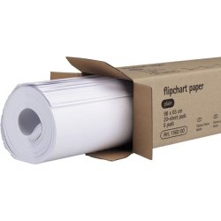 Legamaster Flipoverpapir, blank, 98x65 cm, 20 ark
