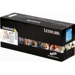 Lexmark 0C540X34G lasertoner, gul, 30000s
