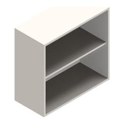 Jive överhylla, 2 hyllor, inredning i vit laminat,