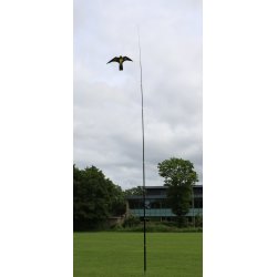 Fugleskræmmer sæt - 10 meter teleskopstang og fugl