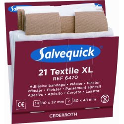 Salvequick Plaster | Textile | XL | 21 plastre