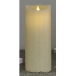Sara LED vokslys, Mandel, Ø.10 cm, H.25 cm