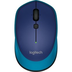 Logitech M335 Trådløs mus 2,4 GHz, blå