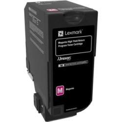 Lasertoner Lexmark 74C2HM0 Röd 12 000 sidor