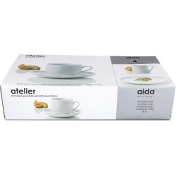 Aida Atelier Super White Kop m. underkop,18 cl