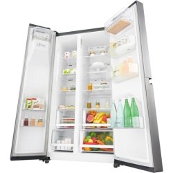 LG GSL760PZXV Amerikaner køle-fryseskab, stål