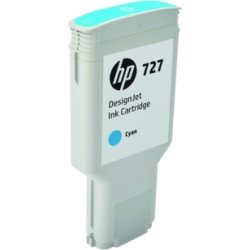 Bläckpatron HP 727/F9J76A DesignJet Blå 300 ml