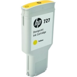 HP no 727 DesignJet blækpatron, 300ml, gul