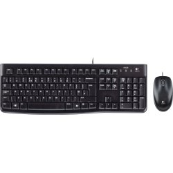Logitech MK120 kablet mus/tastatursæt